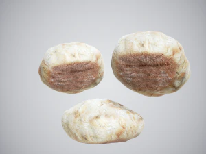 Bread roll 3D Model
