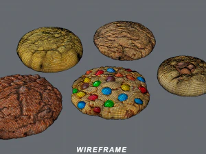 biscoitos Modelo 3D