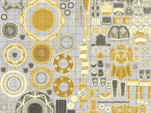 sci fi industrial robot Model 3D
