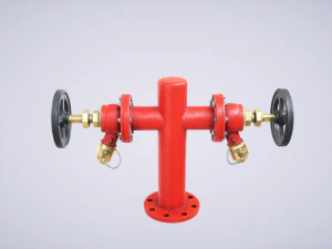 Feuerhydrant doppelt 3D Modell