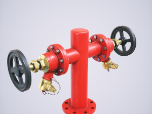 fire hydrant double Modelo 3D