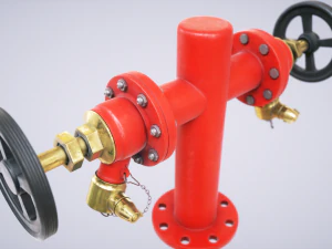 fire hydrant double 3D Model
