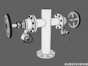 fire hydrant double 3D Model