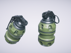sci fi grenade 3D Model
