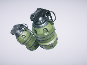 sci fi grenade 3D Model