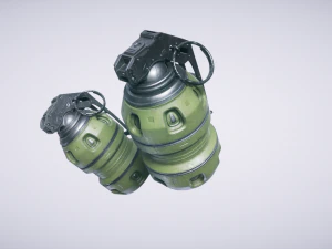 sci fi grenade 3D Model