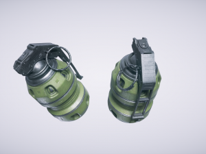 sci fi grenade 3D Model