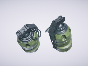 sci fi grenade 3D Model