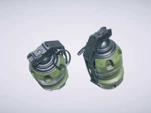 sci fi grenade 3D Model