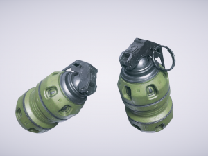 sci fi grenade 3D Model