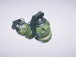 sci fi grenade 3D Model