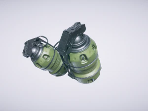 sci fi grenade 3D Model