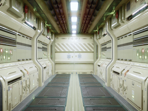 Modular sci fi corridor 3D 模型