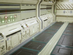 Modular sci fi corridor 3D Model
