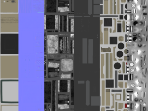Modular sci fi corridor 3D Модель
