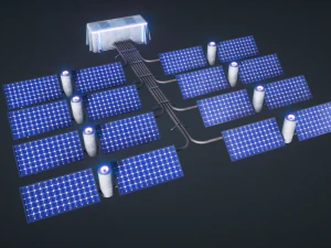 mars kitbash - układy słoneczne Model 3D