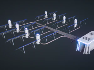 mars kitbash - układy słoneczne Model 3D