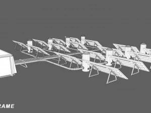 mars kitbash - układy słoneczne Model 3D