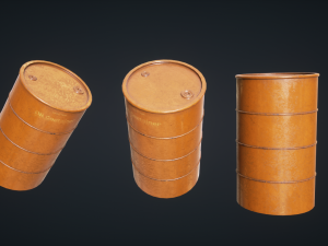 mars kitbash - oil container 3D मॉडल