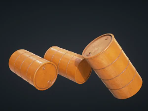 mars kitbash - oil container 3D Model