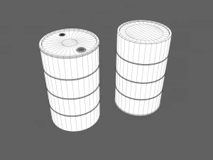 mars kitbash - oil container 3D Model