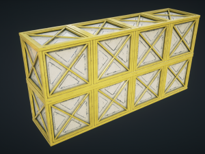 mars kitbash - metal containers 3D Model