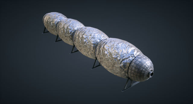 mars kitbash - tunel 3D Model .c4d .max .obj .3ds .fbx .stl .blend 