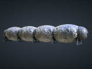 mars kitbash - tunel 3D Model
