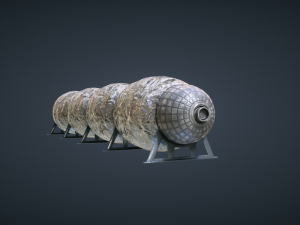 mars kitbash - tunel 3D Model
