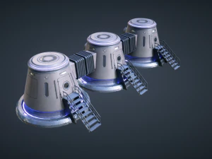 marte kitbash - c&aacute;psula Modelo 3D