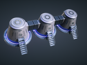 mars kitbash - capsule 3D Model