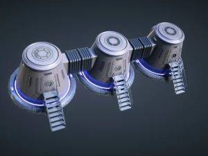 marte kitbash - c&aacute;psula Modelo 3D