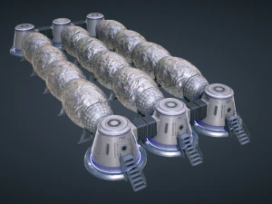 Mars Kitbash - Station 3D Modell