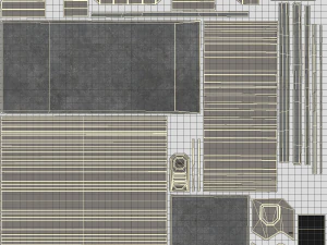 mars kitbash - hangars 3D Model