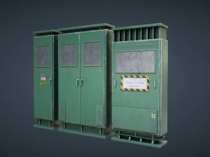 모듈형 발전기 3D 모델