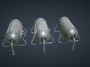 mars kitbash - fuel containers 3D Model