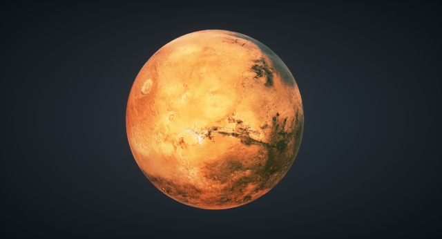 mars planet 3D 模型 .c4d .max .obj .3ds .fbx .stl .blend 