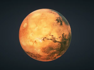 планета Марс 3D Модель