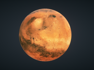 mars planet 3D 模型