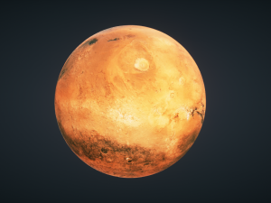 mars planet 3D 模型