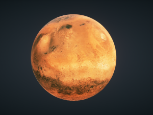 mars planet 3D 模型