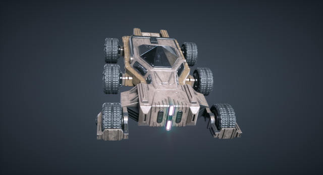 mars kitbash - vehicle concept 3D 模型 .c4d .max .obj .3ds .fbx .stl .blend 