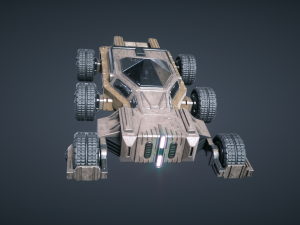 mars kitbash - vehicle concept 3D-Modell