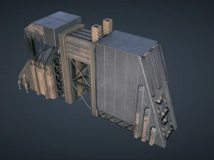 mars kitbash - factory 3D Model