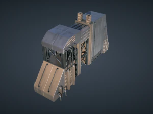 mars kitbash - factory 3D Model