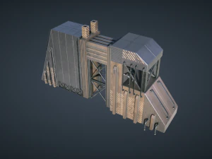 mars kitbash - factory 3D Model