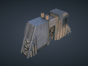 mars kitbash - factory 3D Модель