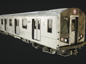 subway train 3D Model