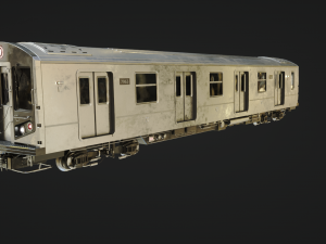 subway train 3D Model