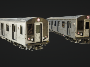 subway train 3D Model